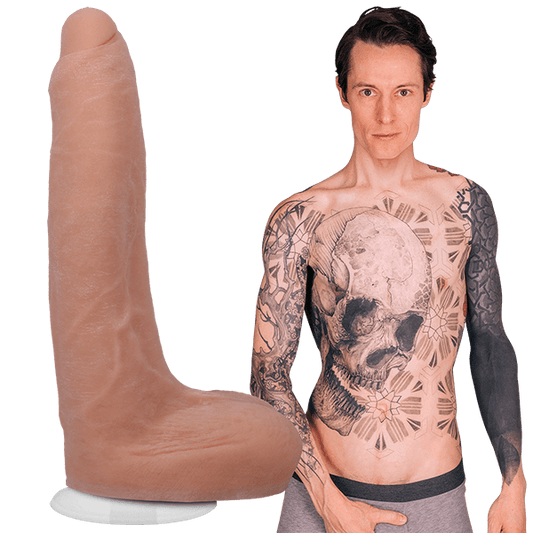 Porn Star Owen Gray Ultraskyn Dual Density Dildo With Suction Cup 8 In. Beige