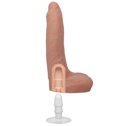 Porn Star Owen Gray Ultraskyn Dual Density Dildo With Suction Cup 8 In. Beige