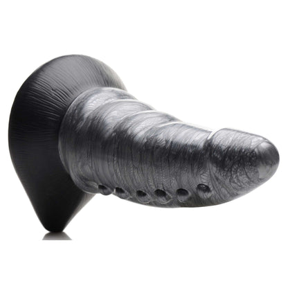 Creature Cocks Beastly Tapered Bumpy Silicone Dildo With Suction Cup Silver