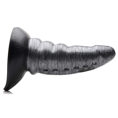 Creature Cocks Beastly Tapered Bumpy Silicone Dildo With Suction Cup Silver