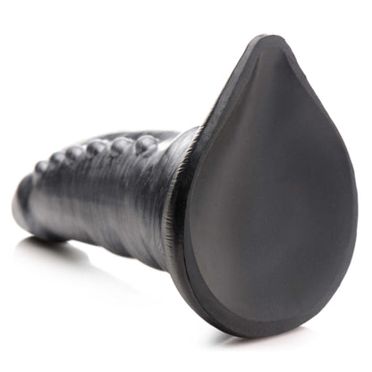 Creature Cocks Beastly Tapered Bumpy Silicone Dildo With Suction Cup Silver