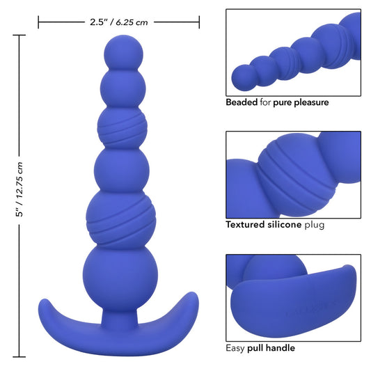 Silicone Anal Beads Cheeky X-6 Beads Blue