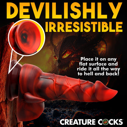 Creature Cocks Horny Devil Demon Silicone Dildo With Suction Cup