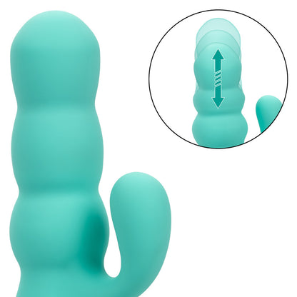 Rechargeable Thrusting Vibrator Cali Dreaming Del Mar Diva Teal