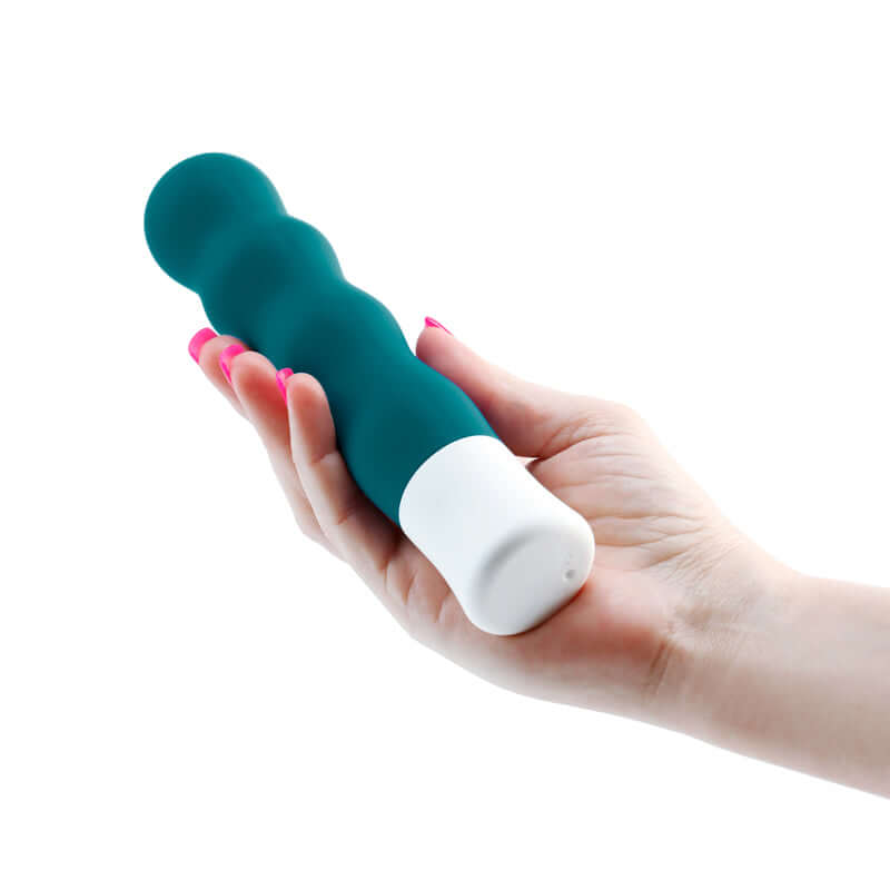 Rechargeable Multi Speed Silicone Vibrator Inya Shake Weighted Vibe Blue