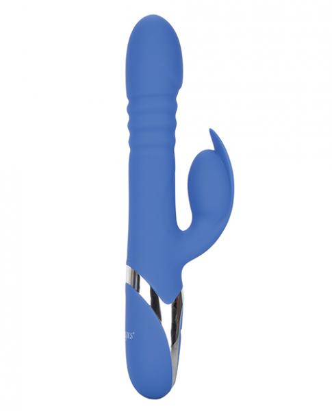 Enchanted Teaser Thrusting Silicone Rabbit Vibrator Blue