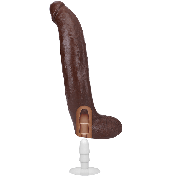 Porn Star Brickzilla Ultraskyn Dildo With Suction Cup Signature Cocks 13 In. Brown