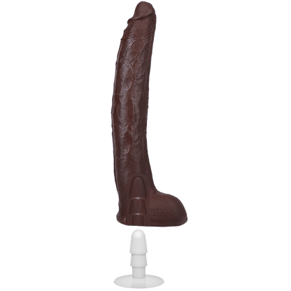 Porn Star Damion Dayski Ultraskyn Dildo Signature Cocks 12 In. Brown