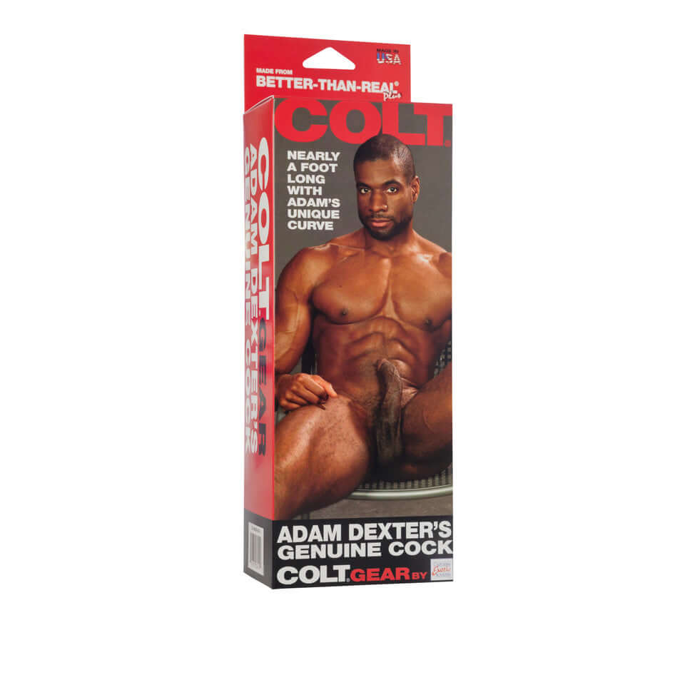 Porn Star Adam Dexter LARGE Dildo With Suction Cup Brown