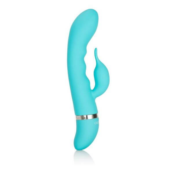 Rabbit Style Silicone Vibrator Foreplay Frenzy Teaser 4.5 Inches Blue