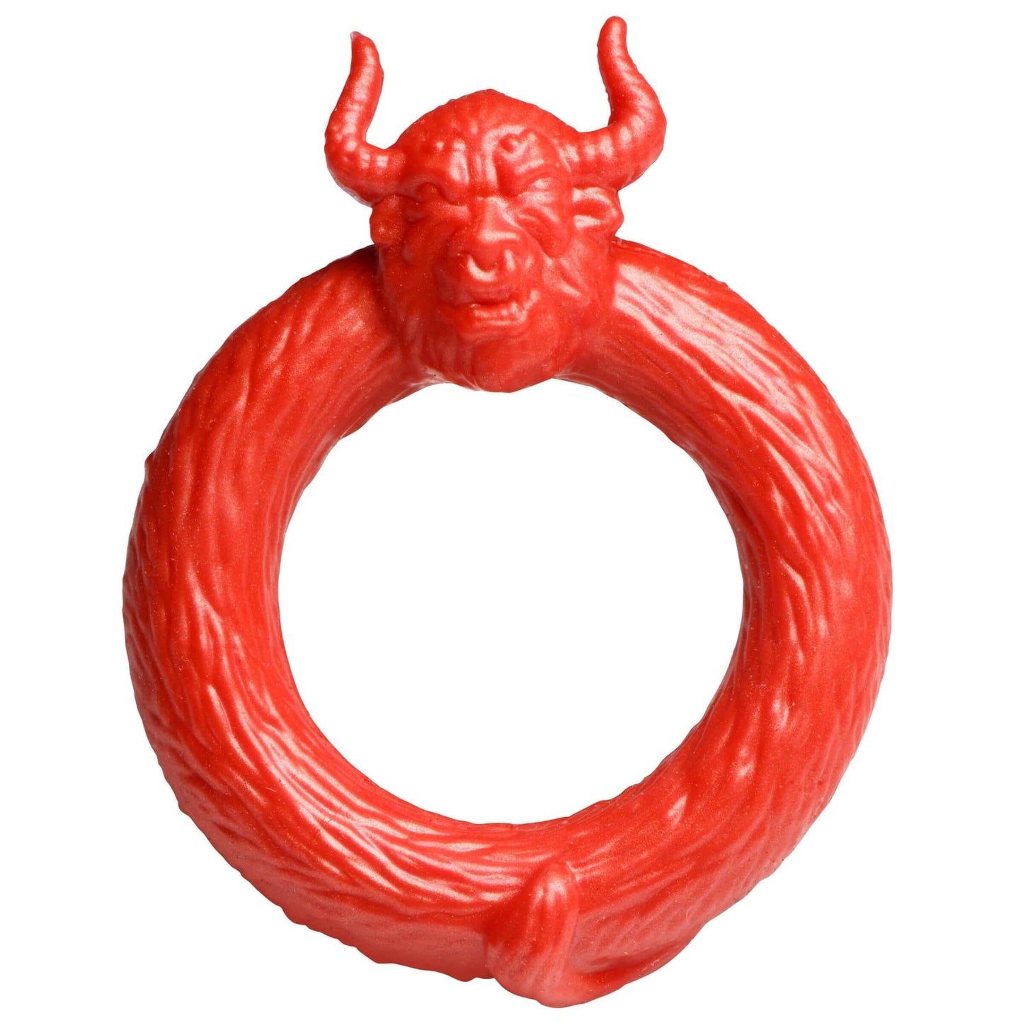 Finish it Creature Cocks Beast Mode Silicone Cock Ring Red