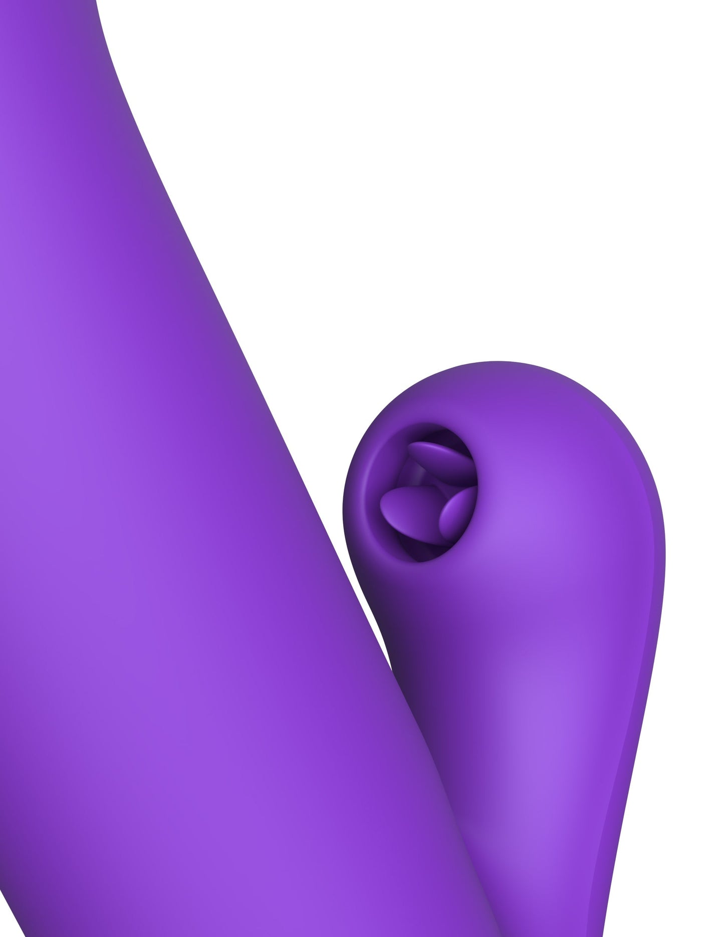 Thrusting Silicone Vibrator Fantasy For Her Super SoniX Purple