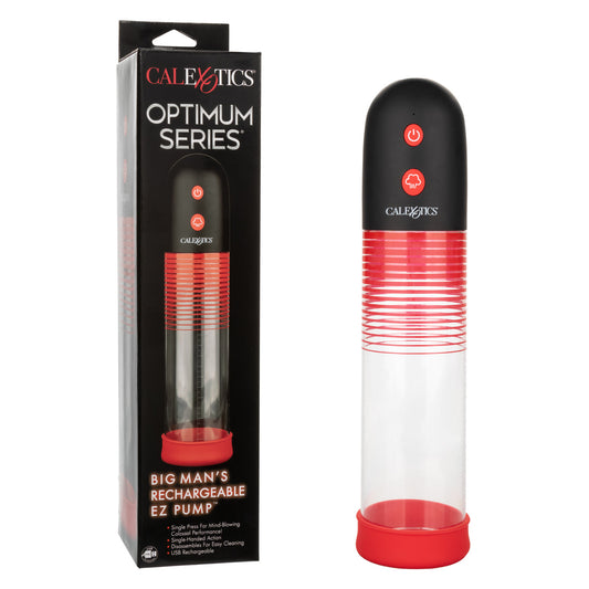 Vibrating Rechargeable Penis Pump Optimum Series Big Mans Ez Pump
