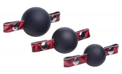 Interchangeable Silicone Ball Gag 3 Sizes Bondage Crimson Tied Triad