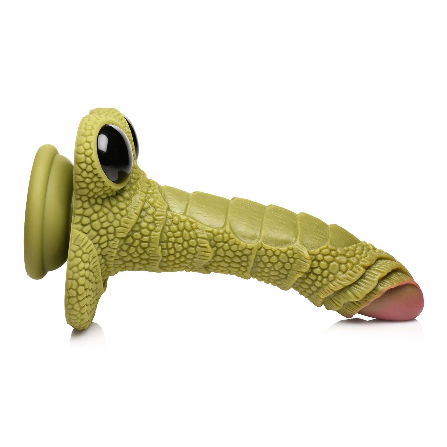 Silicone Dildo With Suction Cup Creature Cocks Swamp Monster Scaly Green