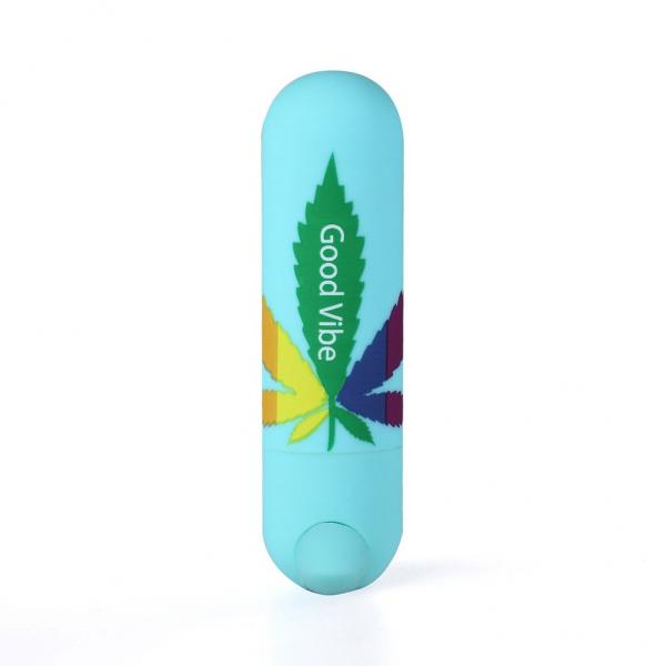 Jessi 420 10 Function Mini Bullet Vibrator 10 Function Teal