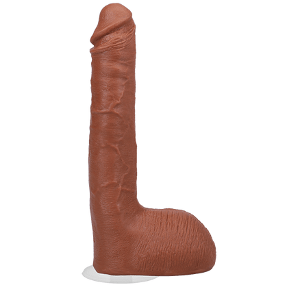 Signature Cocks Ricky Johnson Ultraskyn Cock With Removable Suction Cup 10 In Brown