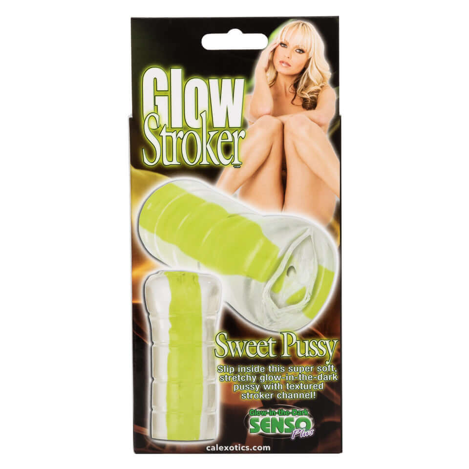 Glow In The Dark Vagina Masturbator Stretchy Glow Stroker Channel Masturbator