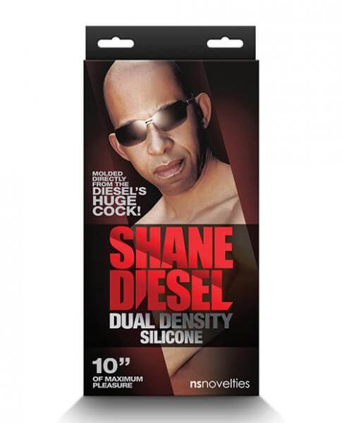 Porn Star Shane Diesel Dual Density Silicone Dildo Chocolate