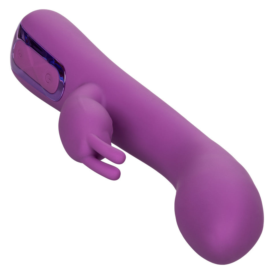 Warming Silicone Rabbit Vibrator Rechargeable Jack Rabbit Elite Purple