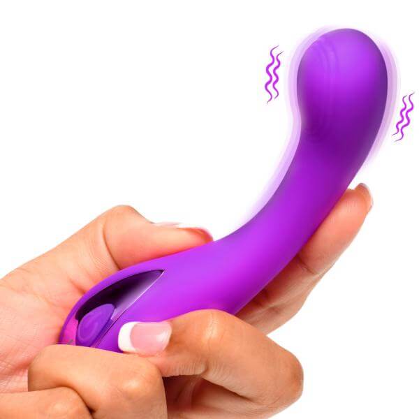 G-Spot Silicone Rechargeable Multi Speed Vibrator Purple