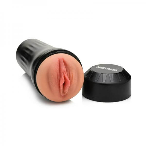 Mistress 10X Vibrating Vagina Masturbator Realistic Stroker Tan