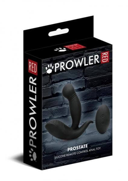 Rechargeable Vibrating Prostate Massager Prowler Red P- Spot Black