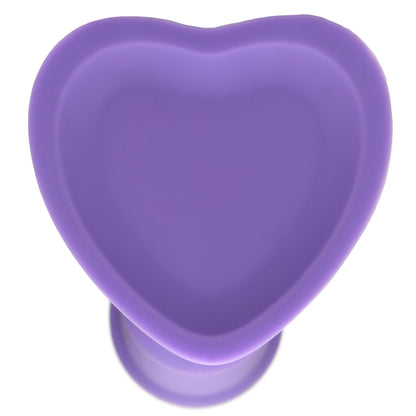 Simply Sweet Swirl Silicone Dildo With Suction Cup Curve Toys 7 In. Purple