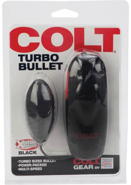 Multi Speed Vibrating Bullet COLT Turbo Bullet Black