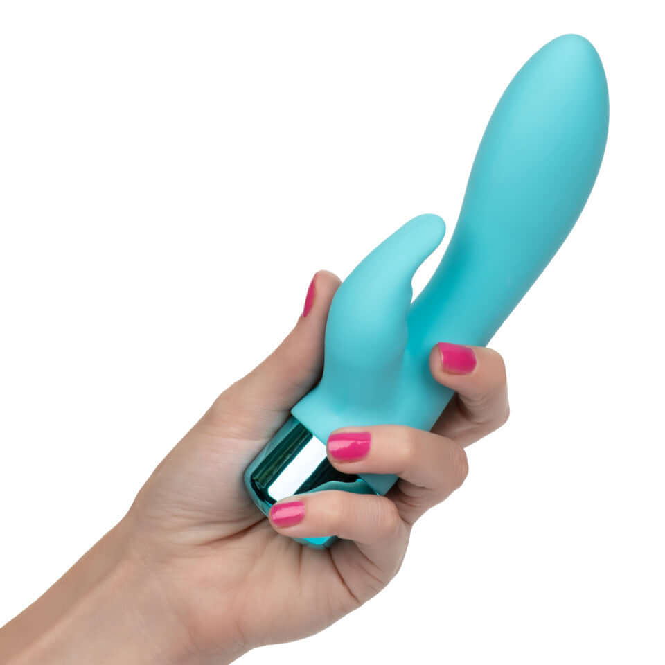 Eden Bunny Silicone Rabbit Vibrator 10 Functions G-Spot Blue