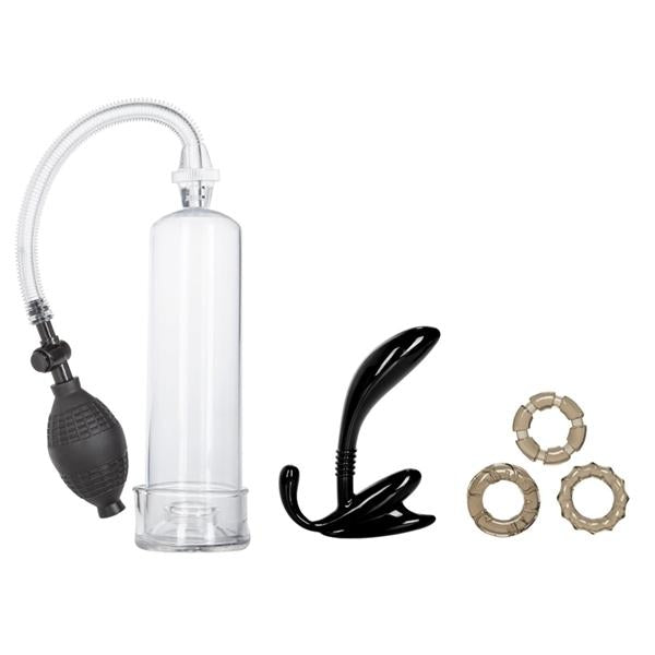 Penis Pump Kit Includes Prostate Probe & Rings His Essential