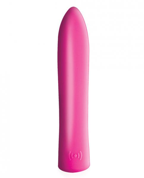 Rechargeable Silicone Waterproof Vibrator Touch Activated Vibrations 5 In. Pink